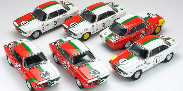 ALFA ROMEO GTA TRANS AM 1966/1967 TEAM AUSCA 6 VERSIONS