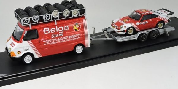 Citroen C35 + carrello + Porsche 911 SC Team Belga