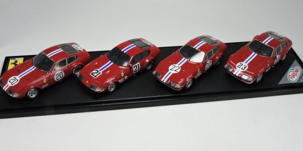 Le quattro 365 GTB/4 del Team Nart alla 24 ore di Daytona del 197